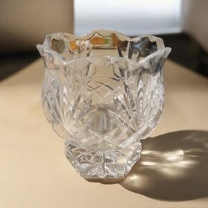 Noritake Crystal Candle Holder West Germany